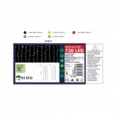Perdea Lumina Rosu 720LED 2.5x3m IP44