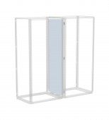 Perete despartitor din otel galvanizat, I=1800 A=500 mm