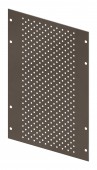Perforated Mounting Plate width 220mm, 6 Modul Heights