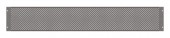 Perforated Mounting plate width 4/ 3 Modul heights