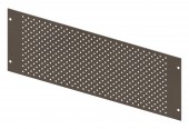 Perforated Mounting Plate width 428mm, 3 Modul Heights