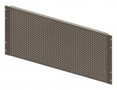 Perforated Mounting Plate width 640mm, 6 Modul Heights