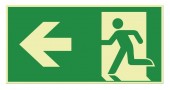 Photoluminescent pictogram Navilux, arrow left