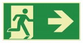 Photoluminescent pictogram Navilux, arrow right