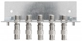 Piesa impamantare, 5 conectori, cf. EN 60728-11, QEW5-12