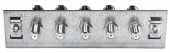 Piesa impamantare, 5 conectori, cf. EN 60728-11, QEW5-12