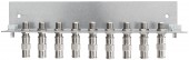 Piesa impamantare, 9 conectori, cf. EN 60728-11, QEW-12