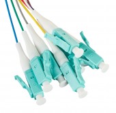 Pigtail FO LC, 50/125µm OM3, 2.0m, Easy Strip, 8pcs