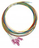 Pigtail FO LC, 50/125µm OM4, 2.0m, Easy Strip, 4pcs