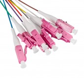 Pigtail FO LC, 50/125µm OM4, 2.0m, Easy Strip, 8pcs