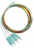 Pigtail FO SC, 50/125µm OM3, 2.0m, Easy Strip, 4pcs