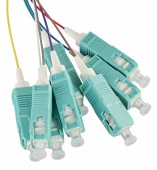 Pigtail FO SC, 50/125µm OM3, 2.0m, Easy Strip, 8pcs