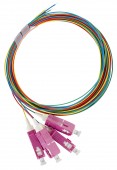 Pigtail FO SC, 50/125µm OM4, 2.0m, Easy Strip, 4pcs