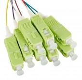 Pigtail FO SC, 50/125µm OM5, 2.0m, Easy Strip, 8pcs