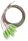 Pigtail FO SC/APC, 9/125µm OS2, 2.0m, Easy Strip, 12pcs