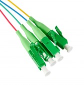 Pigtail FTTH LC/APC  8°, 9/125µm OS2 G657.A2,1.0m,4 pcs