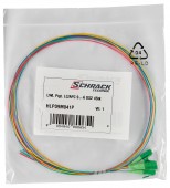 Pigtail FTTH LC/APC  8°, 9/125µm OS2 G657.A2,1.0m,4 pcs
