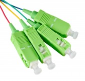 Pigtail FTTH SC/APC  8°, 9/125µm OS2 G657.A2,1.0m,4 pcs