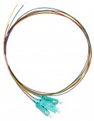 Pigtail FTTH SC/UPC, 50/125µm OM3, 1.0m, 4 pcs