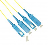 Pigtail SC, 9/125µm OS2, 2m, Easy Strip, galben,4buc