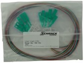 Pigtail SC/APC, 9/125µm OS2, 2m, 12buc, PREMIUM clasa B