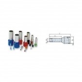 Pin izolat 1/8mm² (100buc) rosu – GERKON