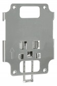 Placa clipsabila pe sina DIN-S 35mm pt. MX1, 4 poli