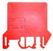Placa de separare circuite DFU4, rosu, pentru CBD.4 - 16