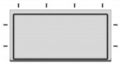 Placa de trecere plina tip I, decupare L420 A200mm