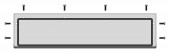 Placa de trecere plina tip K, decupare L520 A100mm
