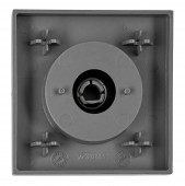 Placa frontala dimmer cu buton rotativ, antracit