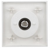 Placa frontala dimmer cu buton rotativ, argintiu
