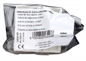 Placa frontala pentru intrerupator cu cheie, argintiu