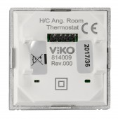 Placa frontala termostat incalzire/racire, analog, antracit