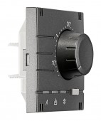 Placa frontala termostat incalzire/racire, analog, antracit