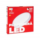 Plafoniera 38W 3230lm 38cm IP20, alb, Homelight