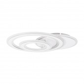 Plafoniera Alla LED 98W 3CCT cu telecomanda, alb, Erste