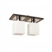 Plafoniera Andra Wenge 2xE27 60W
