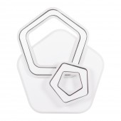 Plafoniera Ava LED 88W 3CCT cu telecomanda, alb, Erste