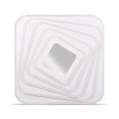 Plafoniera Charm LED 140W 3CCT cu telecomanda, alb, Erste