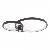 Plafoniera Horus LED 65W IP20, negru+auriu, Erste