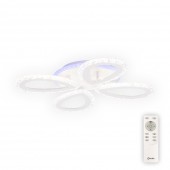 Plafoniera Ice LED 55W 3CCT+RGB cu telecomanda, alb, Erste