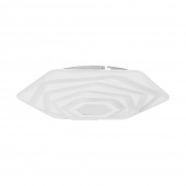 Plafoniera Infinity LED 112W 3CCT cu telecomanda, alb, Erste