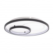 Plafoniera Isis LED 65W IP20, negru, Erste