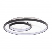 Plafoniera Isis LED 65W IP20, negru, Erste