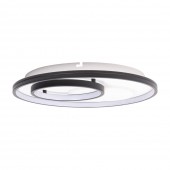 Plafoniera Isis LED 65W IP20, negru, Erste
