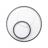 Plafoniera Isis LED 65W IP20, negru, Erste