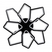 Plafoniera Maxi LED 110W IP20, negru, Erste