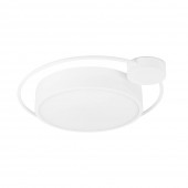 Plafoniera Moon 28W 1400lm 3000K 440x70mm, alb, Erste