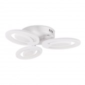 Plafoniera Petal LED 48W 3CCT cu telecomanda, alb, Erste